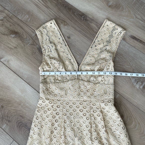 Free People One Million Lover Cream Lace Dress - Picture 13 of 15